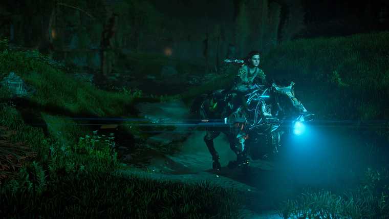 Screen capture from Horizon Zero Dawn on PS4.