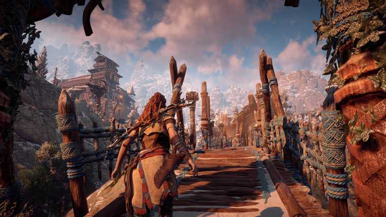 Screen capture from Horizon Zero Dawn on PS4.