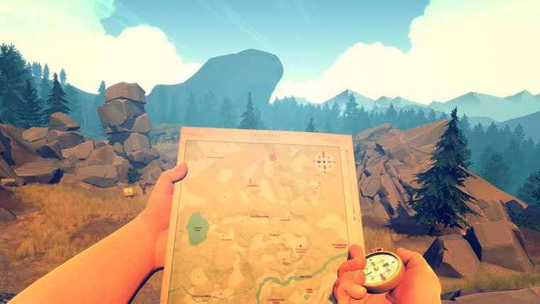 Best games of 2016 - Firewatch screen capture